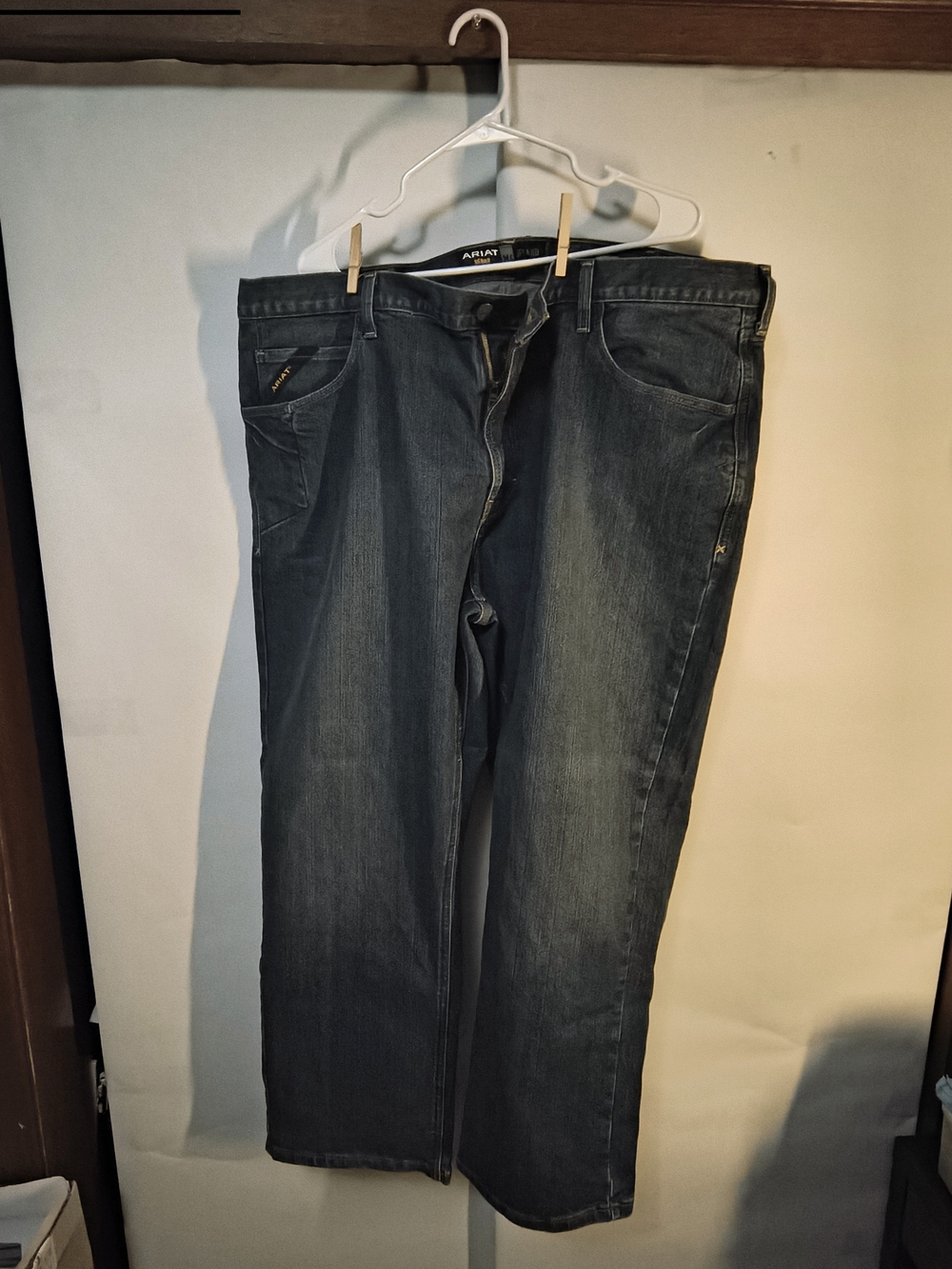 Ariat Rebar M4 Relaxed Boot Cut Jeans Men’s 44x30 Blue Work Denim